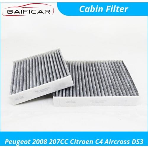 Baificar Brand New Cabin Filter Carbon Air Conditioner 1609428180 9649774780 For Peugeot 2008 207CC Citroen C4 Aircross DS DS3