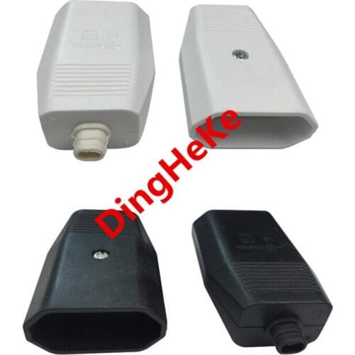 Free Shipping European 2 Pin DIY Rewirable socket EU 2 Pin female Socket