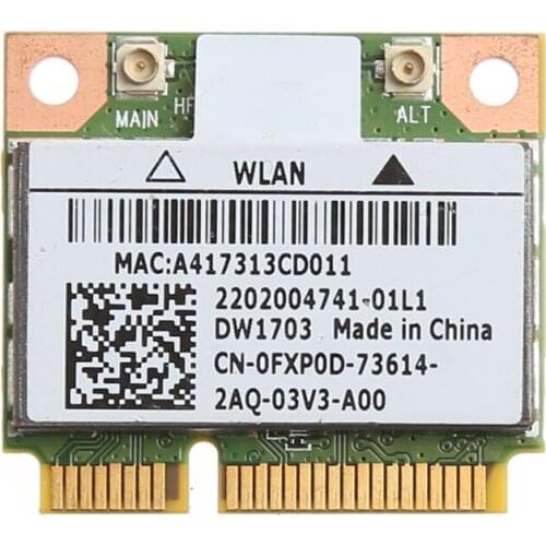 Bluetooth V4.0 Wireless Mini PCI-Express Card For Atheros AR5B225 DELL DW1703