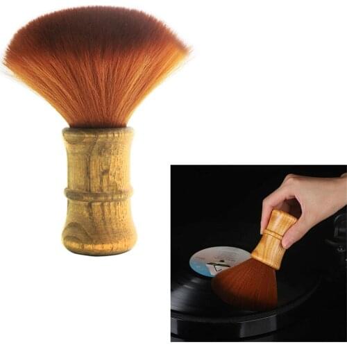 Wooden Handle Soft Record Cleaning Brush Antistatic Vinyl LP Stylus Album Dust Cleaner Remover Cleaning Tool