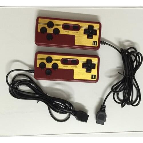 1/2pcs Gamepads 9 Holes Backup Game controller For 8bit TV game player wire length 1.8m Game Joypad Free shipping