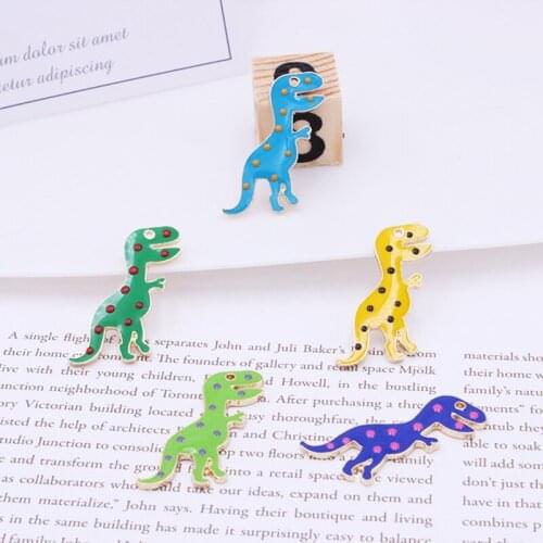 10pcs/Lot Dinosaur Diy Handmade Oil Enamel Charms Design for Jewelry Making Earring Bracelet or Necklace