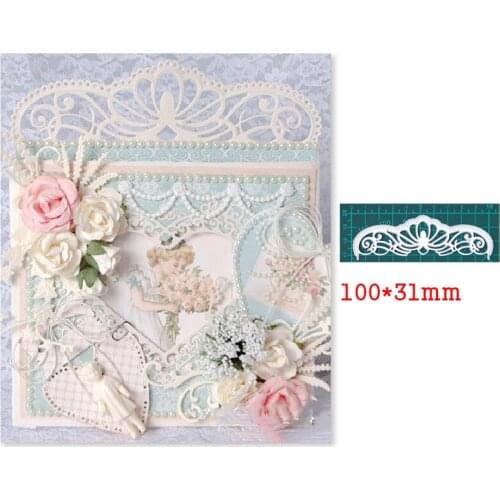 Metal Cutting Dies Crown Shape Border Crafts Die Mould Stencil For DIY Scrapbooking Paper/photo Cards Embossing Decorative Die