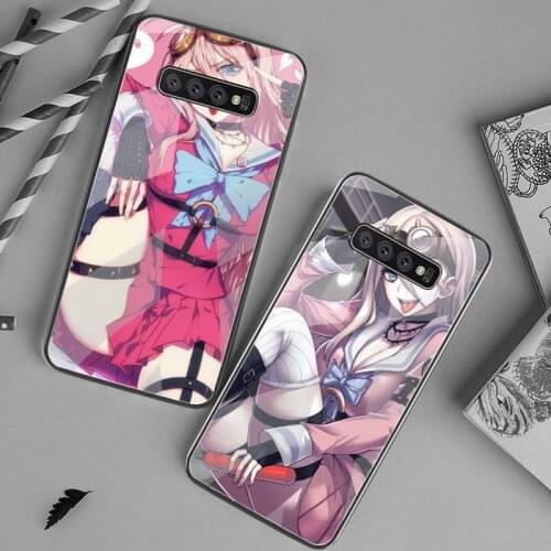 Danganronpa miu iruma Soft Phone Case Capa Tempered Glass For Samsung S20 Plus S7 S8 S9 S10 Plus Note 8 9 10 Plus