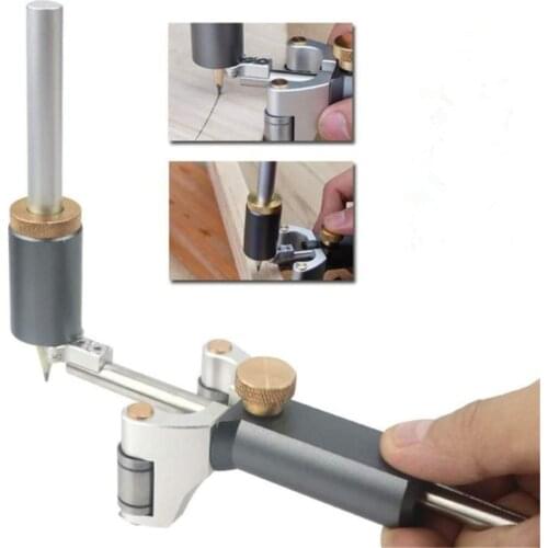 Stainless Steel Alloy Woodworking Scribe Drawing Mark Line Gauge Dual-purpose Linear Arc Scriber Wooden Carpenter Tools