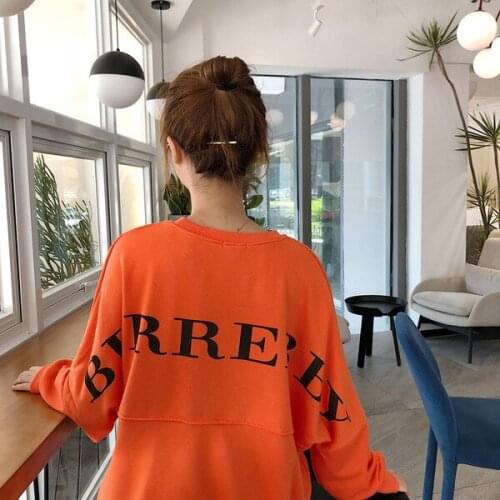 Wei clothing 2019 new female spring and autumn ins loose thin coat long sleeve early autumn lazy wind clothes