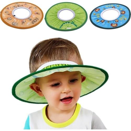 Baby Kids Cap Baby Shower Cap Baby Bath Cap Shower Hat Bath Visor Kids Bath Bath Wash Hair Shield Hat Cap Protect Eyes Hair