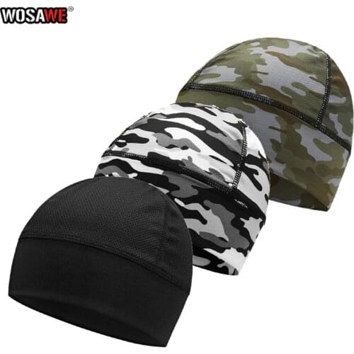 WOSAWE Breathable Sweatproof Motorcycle Helmet Inner Cap Mesh Quick Dry Racing Sweat hat Motocross Moto Cycling Hat Cap
