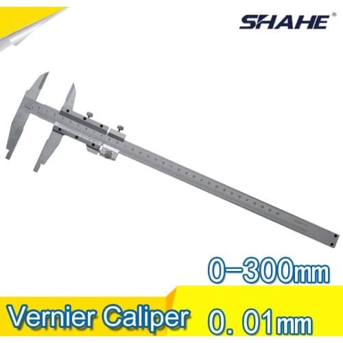 Vernier caliper 0-300mm inner diameter outside diameter depth step four use 0.02mm
