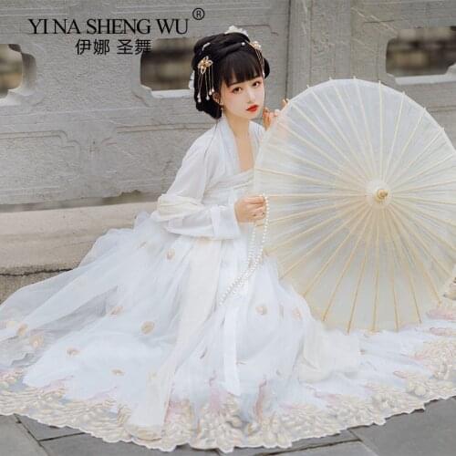 Hanfu Traditional Folk with Kimono Summer Women Chinese Costume Dance Wear Lady Fairy Cosplay Clothes Fashion Style Oriental Set