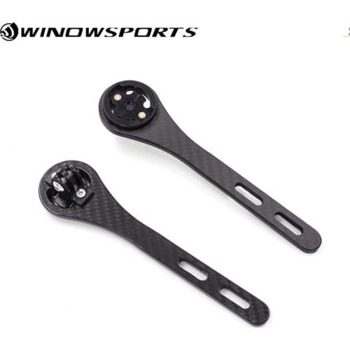 Carbon Bicycle Computer Mount Full Carbon 3K Road MTB Bike handlebar Mount holder support for Gar.min Cateye Bryton iGpsport