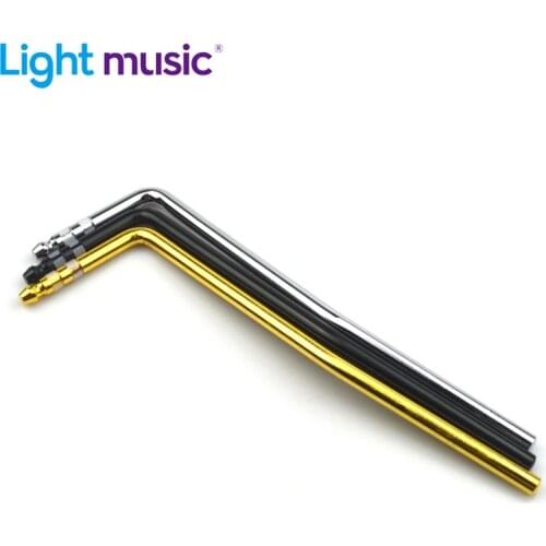 10pcs Direct Inserted Tremolo Vibrato Arm Whammy Bar Lever Bridge System Golden Guitar Parts & Accessories Guitar Bridge