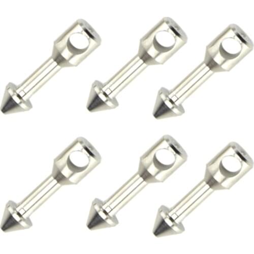 6pcs Steel Spear Band Wishbone Nail Fish Fork for Spearfishing Scuba Diving Fishing Tackle Tool Pesca