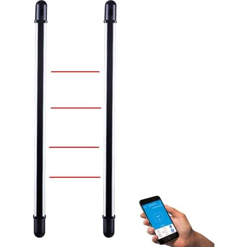 Waterproof 4 beams wireless 433MHz Infrared Grating detector barrier fence Sensor alarm for GSM WiFi home alarm system