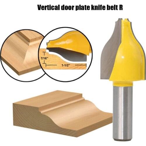 High grade 1 / 2 handle woodworking cutter oblique angle vertical door panel cutter wood milling cutter woodworking carving cutt