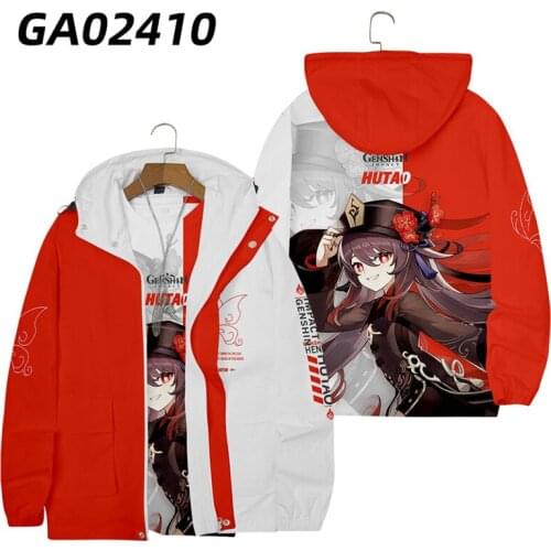 Genshin Impact Women Jackets 3D Printed Streetwear Hip Hop Sportswear Jacket for Men Autumn Winter Boys Girls Cosplay Costume