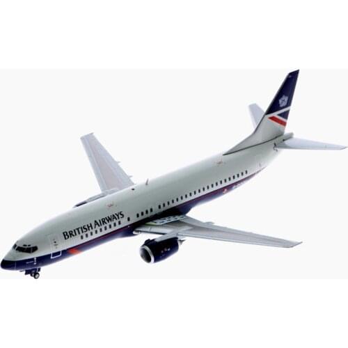 1:200 Scale British Airways B737-400 Airlines Model with Base Alloy Aircraft For Collectible Souvenir Show Gift Toys