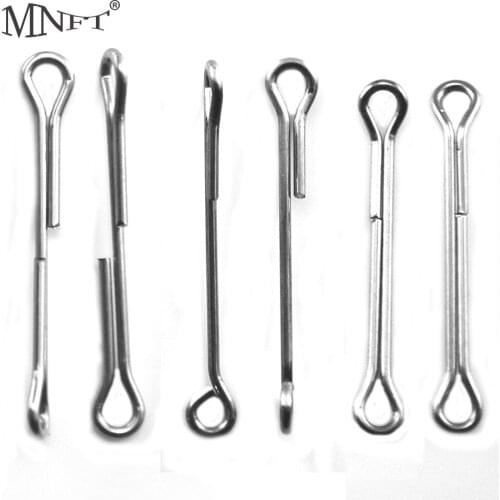 MNFT 120Pcs Stainless Steel Fish Skull Articulated Shank Fish Spine DIY Fly Tying Tool