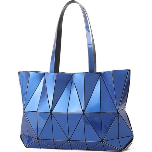 2019 Luxury Handbags Women Leather Handbag Female Purses and Handbags Girls Geometric Totes Luminous Handbags for Women