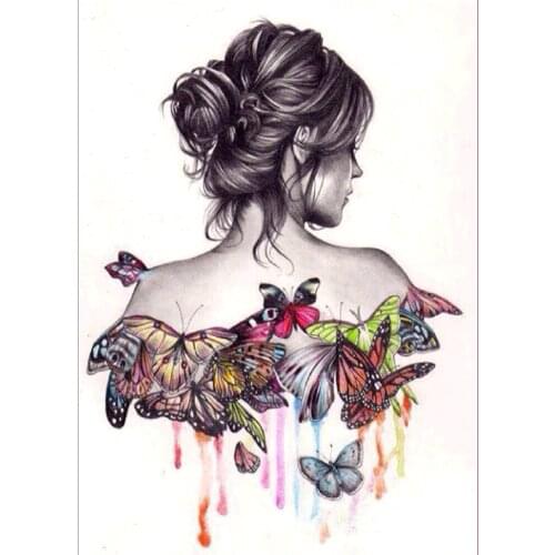 Beauty Girl Pattern Embroidery Painting Cross Stitch Kit Home Decor Diamond Painting Unfinished Decoration DIY Handmade