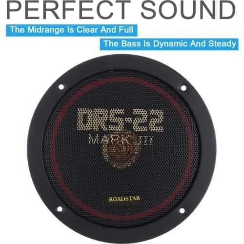 2pcs 6.5 Inch 150W Car Coaxial Speaker Auto Music Stereo Full Range Frequency Hifi Car Speakers Non-destructive Installation