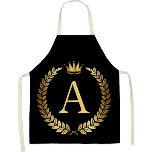 Golden crown letter aprons black apron apron kitchen apron for men apron dress garden apron cute apron chef apron maid apron