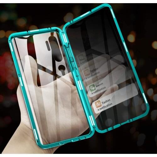 For redmi note 9 pro Metal Magnetic Case for Xiaomi Redmi K20 Note 8 8T 9s K30 Mi 9T Note 10 CC9 Lite Pro Full Protective Cover