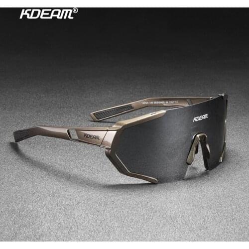 KDEAM Oversized Polarized Sunglasses Men Fashion Sport Style TAC Lens Sun Glasses High Quality Lightweigh TR90 Frame Goggles B11