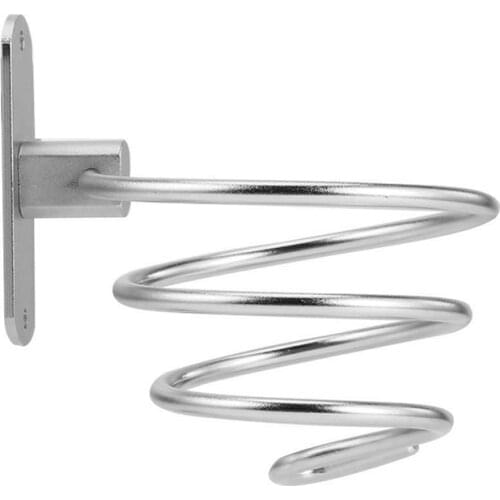 New Arrival Wall Mount Hair Dryer Holder Durable Hair Dryer Storage Rack Hooks Hairdressing Blower Bracket Bathroom Accessories