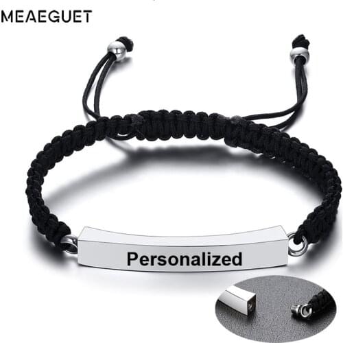 Stainless Steel Cube Cremation Urn Locket Memorial Ashes Holder Bradied Adjustable Bangle Keepsake Bracelet for Women Men