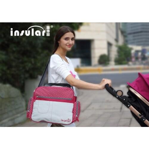 NEW Mommy Bag Lovely Multicolored Baby Diaper Bag Large-Capacity Fashion Mothers Maternity Bag Baby Stroller Nappy Bag 10033