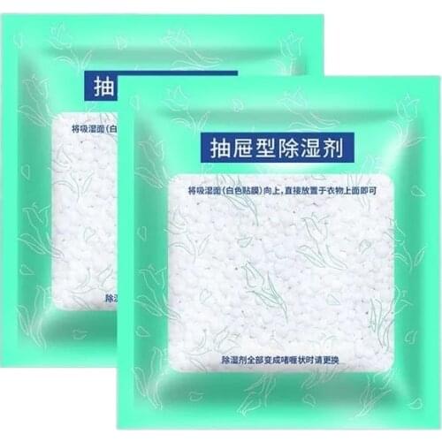 New Hanging Wardrobe Hanging Moisture Bag Closet Cabinet Wardrobe Dehumidifier Drying Agent Hygroscopic Anti-Mold Desiccant Bags