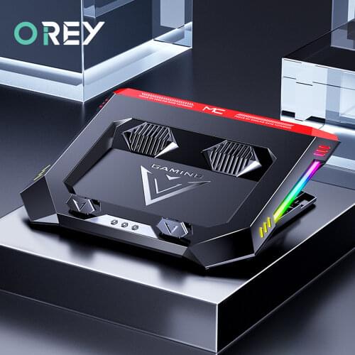 Gaming PC Adjustable Laptop Cooler Dual USB Laptop Cooling Pad Support Notebook Stand With Fan For Macbook Pro Laptop Holder