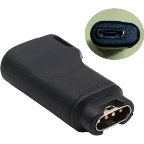Micro USB Female to 4pin Charge Converter for -Garmin Fenix 5/5S/5X/6 Forerunner 45/45S/245/245M/935 Smart Watch