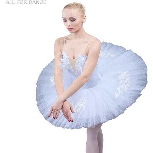 White Swan Tutu Pre-professional Ballet Tutu Women & Girl Ballet Costume Girl Ballet Tutu 7 layers stiff tulle ballet Tutu