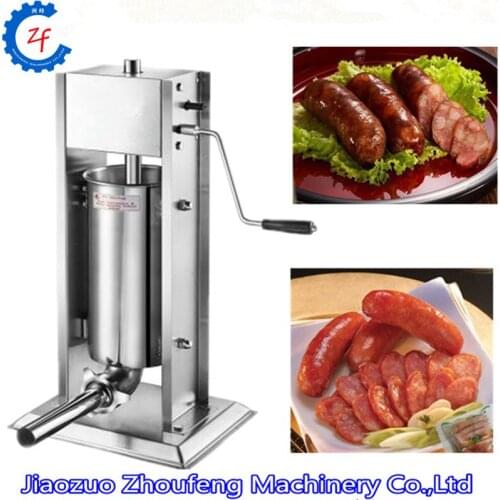 Manual sausage stuffer stainless steel sausage filling machine sausage syringe meat filler sausage maker