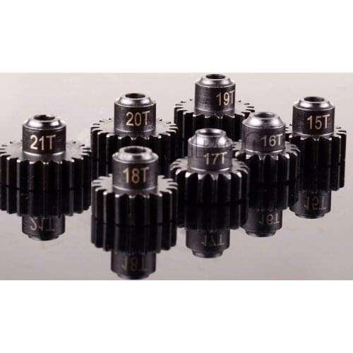 Steel pinion for gear 15T 16T 17T 18T 19T 20T 21T teeth 1 Mod shaft 5MM 6491X for RC Model Aircraft XMa