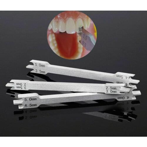Dental Orthodontic Bracket Positioner Brackets Gauge Locator Bracket Positioning Height Gauge Wick Teeth Positioner Ortho Tools
