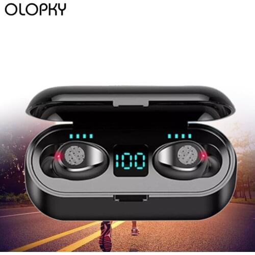 TWS Touch Control 2000 mAh Power Sport Bluetooth Earphone Wireless Headphones LED Stereo Wireless Headsets Fone de ouvido Phone