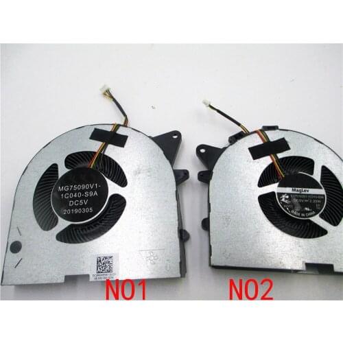 Fan for Lenovo Legion Y540P Y545 Y7000P-2019 GTX1050Ti GTX1660Ti MG75090V1-1C040-S9A MG75100V1-1C020-S9A