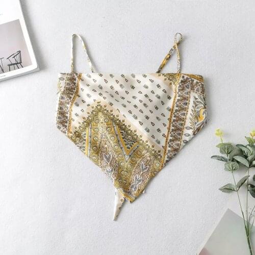 2021 spring new products in Europe and America womens one shoulder bra vest dldd057