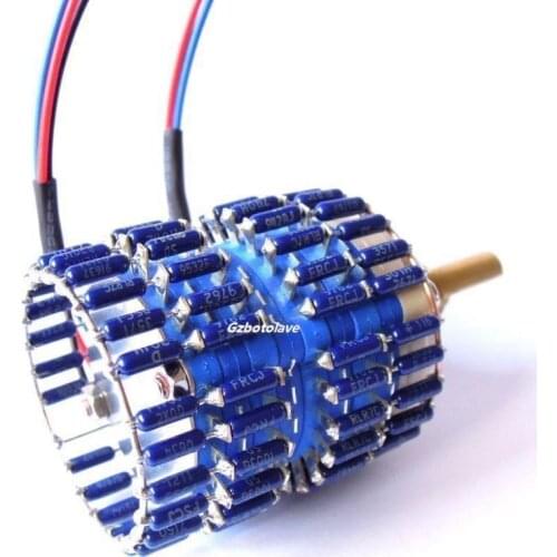High-end Taiwan copper shaft 24 steps 2-channel Blue DALE L-type potentiometer