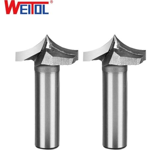 WeiTol 12.7mm Milling Cutter Router Bit Wood Cutter Carbide End Mill Woodworking Cutting Tools
