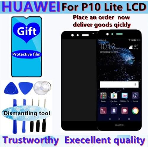 5.2" Original LCD With Frame For HUAWEI P10 Lite Lcd Screen For HUAWEI P10 Lite WAS-LX1 WAS-LX1A WAS-LX2 WAS-LX3 Display Replace