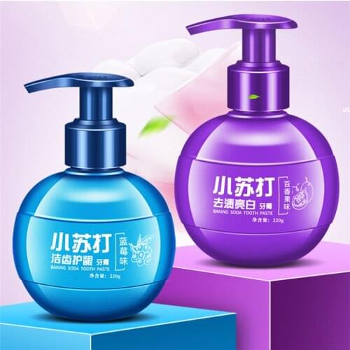 Teeth Whitening Soda Toothpaste Cleaning Hygiene Stain Removal Fight Bleeding Gums Baking Soda Press Dental Oral Care Press Type