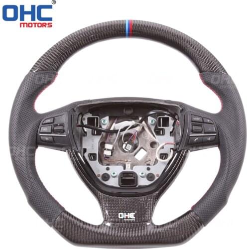 100% Real Carbon Fiber Steering Wheel compatible for F10 F20 F22,F23 & F45 F30,F31 F32,F33,F36 F87 M2,F80 M3,F82 F83 M1 M2 M3 M4