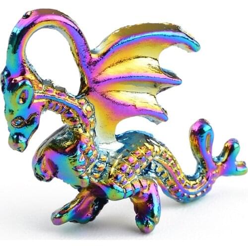 2PCS Rainbow Multicolor Zinc Based Alloy Pendant Laser Hollow Charizar DIY Alloy Jewelry Making Accessories For Necklace Earring