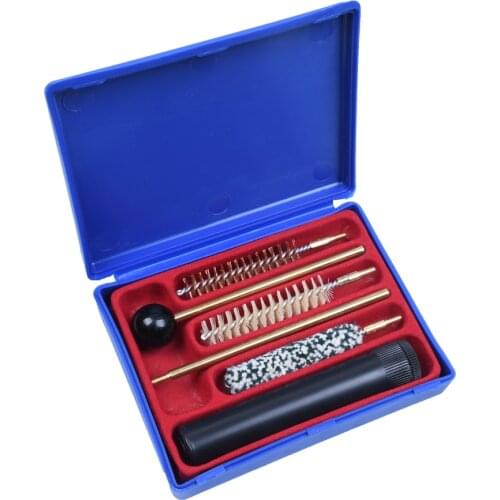 6pcs /set Pistol Cleaning Kit for Handgun 38/357/9mm Gun Cleaning Boutique Specialty Cleaning and Maintenance Tool Boxs