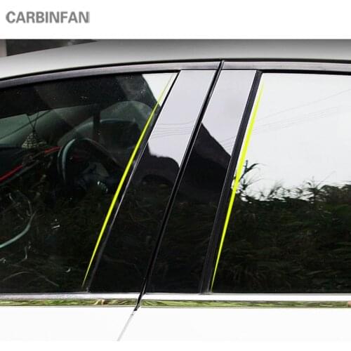 Car Mid-Column Pillar post cover trims Window Trims Decoration Sticker Fit For Honda HRV HR-V Vezel 2015 2016 2017 2018 C1449