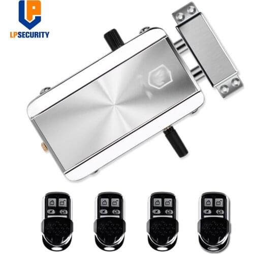 Wireless 433MHz remote control Door Lock Remote Control Electric motor Lock intelligent door lock anti-theft home security